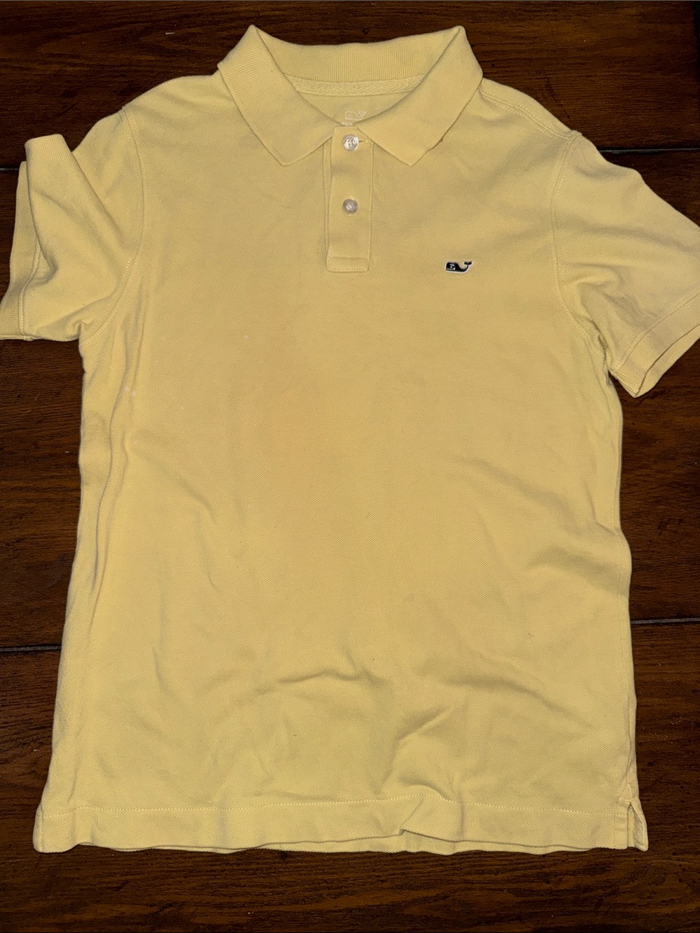 Vineyard Vines Boys Pale Yellow Polo Shirt